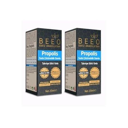 Bee'o  Propolis 3 lü Damla Paket (400 g Ev Tarhanası Hediyeli)